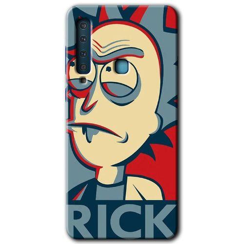 Galaxy A9 2018 Kılıf HD Desen Baskılı Arka Kapak - Rick News + Kırılmaz Cam