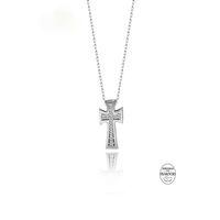 Haç  Swarovski Gümüş Kolye