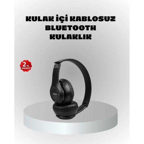 Kablosuz Bluetooth Kulaklık – Tf Kart, Aux, Mikrofonlu, Suya Dayanıklı, 10m Menzil