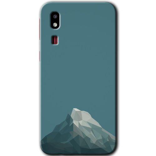Potkal Hediye Fabrikası Samsung Galaxy A2 Core Kılıf HD Desen Baskılı Arka Kapak - Alone Mountain