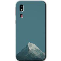Potkal Hediye Fabrikası Samsung Galaxy A2 Core Kılıf HD Desen Baskılı Arka Kapak - Alone Mountain