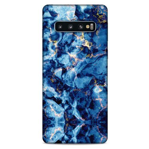 Mermer Desenli (26) Tema Tpu Silikon Kılıf Parliament Mavi Samsung Galaxy S10 Kılıf