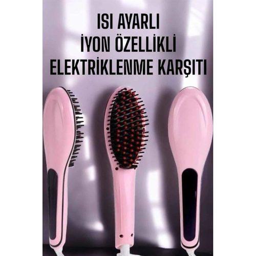 Saç Düzleştirici Tarak Isı Ayarlı Yıpranma Önleyici Düzleştirici Fön Tarak