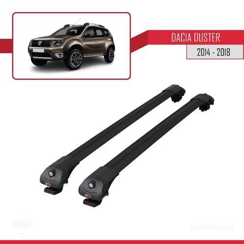 Dacia Duster 2014-2018 Arası ile uyumlu ACE-1 Ara Atkı Tavan Barı SİYAH