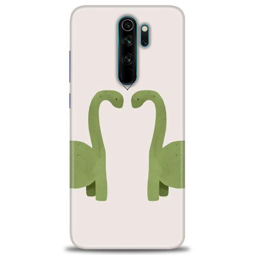 Xiaomi Redmi Note 8 Pro Kılıf HD Baskılı Kılıf - Dinazor Aşkı + Tam Ekran Koruyucu