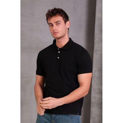 Erkek Slim Fit Pamuklu Yumuşak Doku Nefes Alan Kumaş Yakalı Tişört
