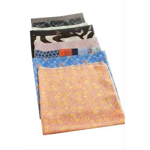 Karışık Desenli Şifon Fular 50 cm