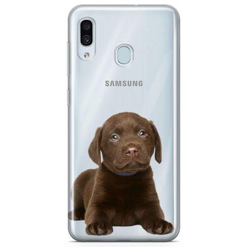 Samsung Galaxy A40 Kılıf Yavru Labrador Arka Kapak Koruma Desenli Full Koruyucu