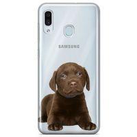 Samsung Galaxy A40 Kılıf Yavru Labrador Arka Kapak Koruma Desenli Full Koruyucu