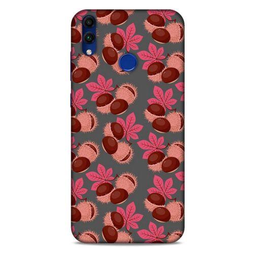 Frutix Kestane 02 Huawei Honor 8C Kılıf Desenli Silikon