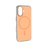 Apple iPhone 17 Kılıf M-safe Şarj Özellikli Metal Kamera Çerçeveli Airbag Tasarımlı Lenyes CK221 Sert PC Kapak