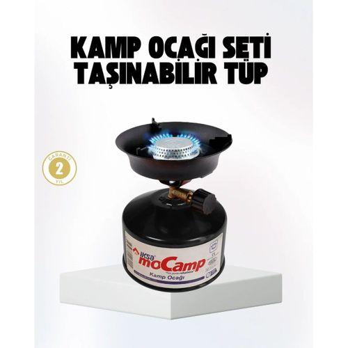 Outdoor Kamp Ocağı Gazlı Taşınabilir Pişirme Seti Üç Ayaklı Denge Atlı