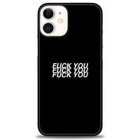 iPhone 12 Mini Kılıf HD Baskılı Kılıf - You You You + Tam Ekran Koruyucu