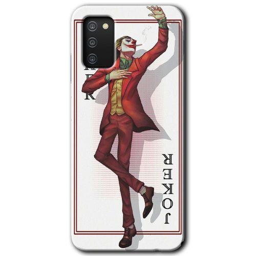 Galaxy A02s Kılıf HD Desen Baskılı Arka Kapak - Joker İskambil + Kırılmaz Cam