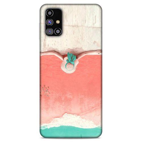 Lopard Samsung Galaxy M31s Uyumlu Kılıf Manipülasyon ☻ (20) Koruyucu Kılıf Desenli