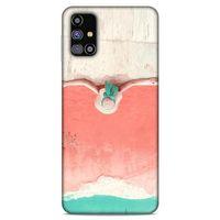 Lopard Samsung Galaxy M31s Uyumlu Kılıf Manipülasyon ☻ (20) Koruyucu Kılıf Desenli