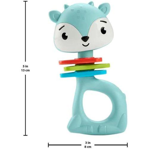 Fisher Price Eğlenceli Dostlar Çıngıraklı Dişlik - Tırtıklı Ceylan HJW11-HKD68