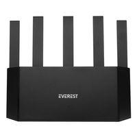 Everest EWR-X3000MBPS-V1 X3000Mbps Dualband 5*6dBi 1 Wan Port + 3 Lan Port Wi-Fi 6 Wisp+Ap+Repeater Destekli Kablosuz Wifi Router