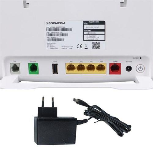 Sagemcom Fast 5366S AC1750 Wifi 5 2.4Ghz 5Ghz Dualband 4 Port Vdsl Wan Gigabit Voip Kablosuz Modem