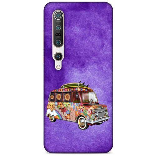 Retro (39) Desen Liquid Crystal Kılıf Renkli Xiaomi Mi 10 Pro Kılıf