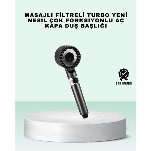 Aç Kapa Tuşlu Filtreli Duş Başlığı Yeni Nesil Tasarım