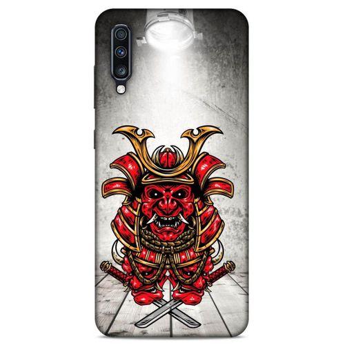 Lopard Samsung Galaxy A70 Uyumlu Kılıf Tattoo's (39) Liquid Crystal Kılıf Şeytan Dövmesi