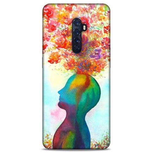 Lopard Oppo Reno 2 Uyumlu Kılıf Manipülasyon ☻ (46) Core Armor Kılıf Desenli