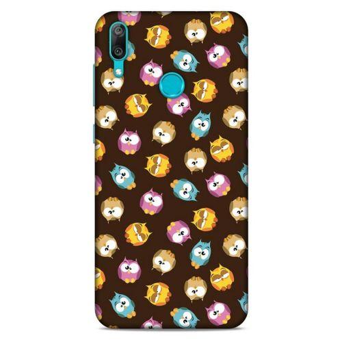 Baykuşlar (7) Desenli Silikon Kapak Telefon Kabı Huawei Y7 2019 Kılıf