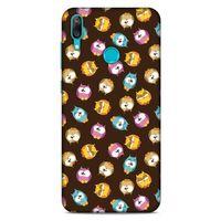 Baykuşlar (7) Desenli Silikon Kapak Telefon Kabı Huawei Y7 2019 Kılıf