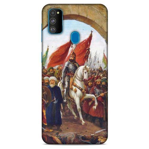 Samsung Galaxy M30s Uyumlu Kılıf Ottoman (40) Fit Silikon Kılıf İstanbul'un Fethi
