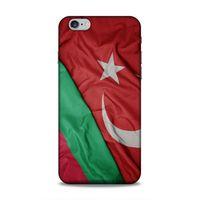 Apple Iphone 6 Plus Uyumlu Kılıf Azarbaijan (10) Full Koruma Kılıfı Türk & Azerbaycan Bayrak