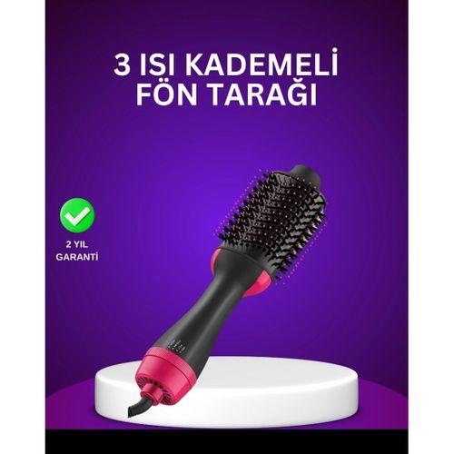 Negatif İyon Teknolojili Saç Kurutma Ve Şekillendirme Fırçası