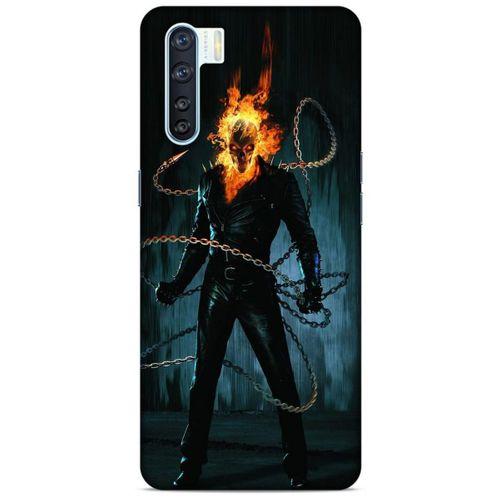Oppo A91 Uyumlu Kılıf Motorsiklet (17) Tasarım Kılıf Kurukafa