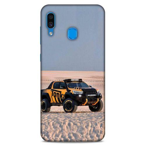Lopard Samsung Galaxy A30 Uyumlu Kılıf PickUpX (44) Tough Armor Kılıf Turuncu Siyah