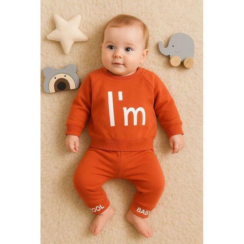 I'm Cool Desenli Pamuklu 2'li Kız Bebek Takımı