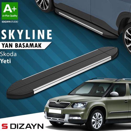 S-Dizayn Skoda Yeti Skyline Krom Yan Basamak 173 Cm 2009-2017 A+ Kalite