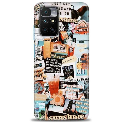 Xiaomi Redmi 10 Kılıf HD Baskılı Kılıf - Sun Rise + Tam Ekran Koruyucu