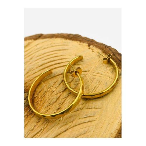 Gold Renk Figürlü Çelik  Küpe