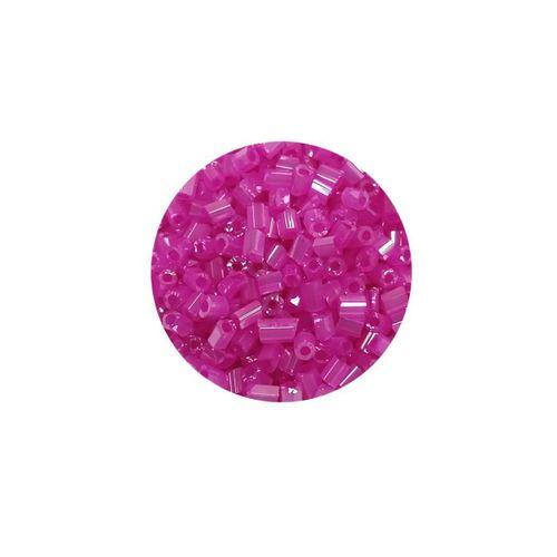 Kesme Cam Boncuk 2mm - 20 Gram - Şeffaf Fuşya -BNC315