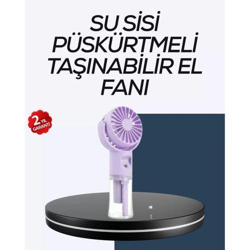 Masaüstü Ve Elde Kullanıma Uygun Su Buharlı Şarjlı Fan