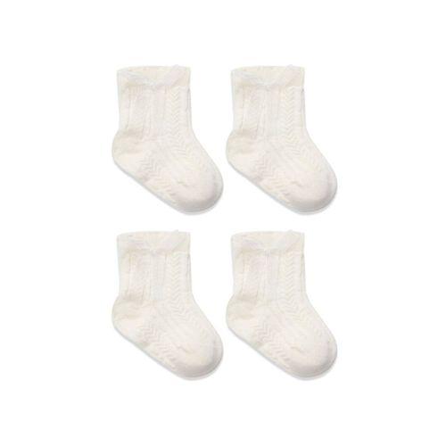 Bistyle Bistyle Fiyonklu Penye Soket Çorap 2li 10150 Ekru