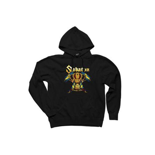 Sabaton Carolus Rex Siyah Kapşonlu Sweatshirt Hoodie