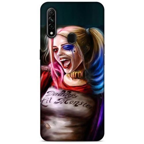 Oppo A31 Uyumlu Kılıf Harley Quinn (8) Baskılı Kılıf Siyah
