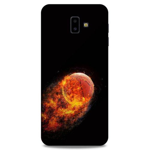 Lopard Samsung Galaxy J6 Plus Uyumlu Kılıf FireX (32) Soft Silikon Kılıf Basketbol Topu