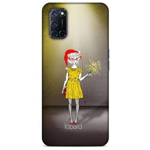 Oppo A72 Kılıf FunnyMaX (32) Soft Silikon Kılıf Turuncu Kahve