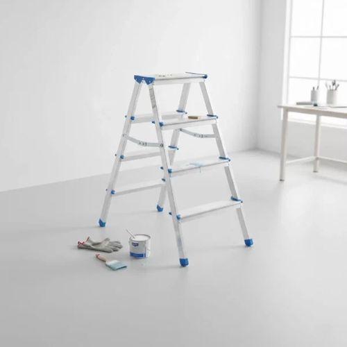 4+4 Çift Basamaklı Alüminyum Metal Merdiven