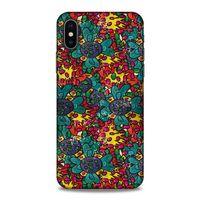 Lopard Apple iPhone XS Uyumlu Kılıf Soyut Sanat (29) Baskılı Arka Koruma Kılıfı