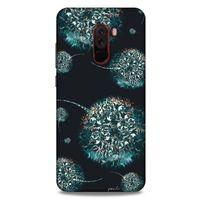 Y.Liva-2021 Özel Seri Siyah Soyut-115 Xiaomi Pocophone F1 Kılıf Silikon Kapak