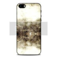 Paslı Renkler Beyaz Siyah Apple Iphone 5S Kılıf