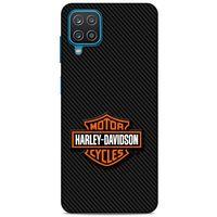Samsung Galaxy A12 Uyumlu Kılıf Motorsiklet (4) Koruma Kılıfı Harley Davidson